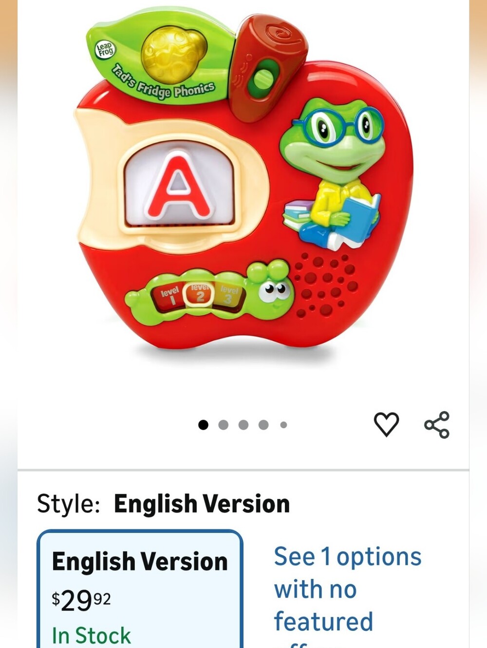 Leap Frog Learn Letters